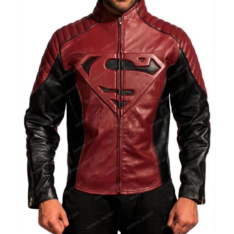 smallville leather jacket replica|Men's Smallville Superman Jacket .